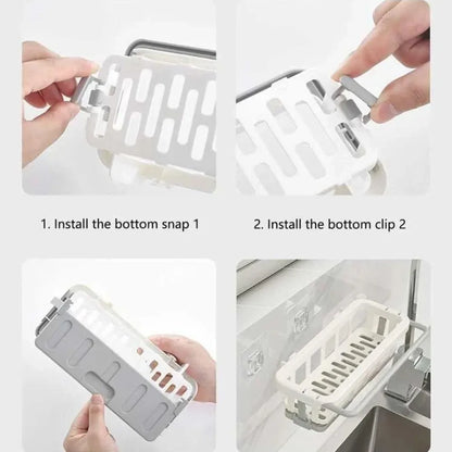 Retractable sink hanging rack – pack of 1