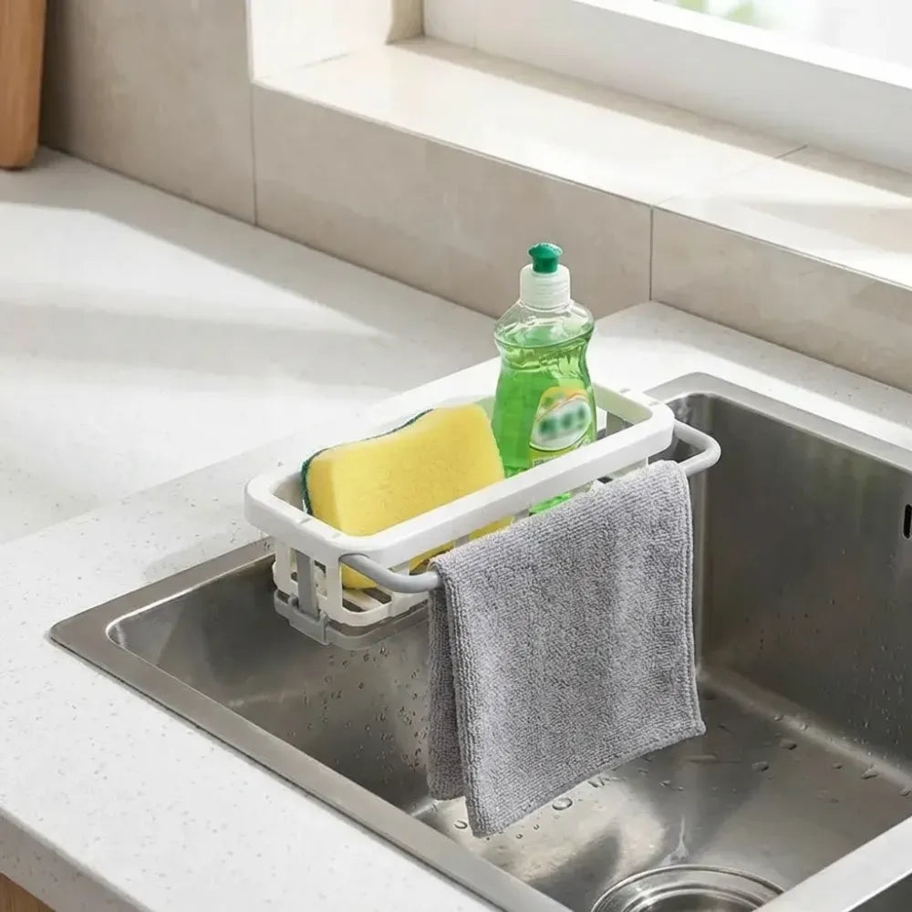 Retractable sponge rack (2-pack) - home essentials