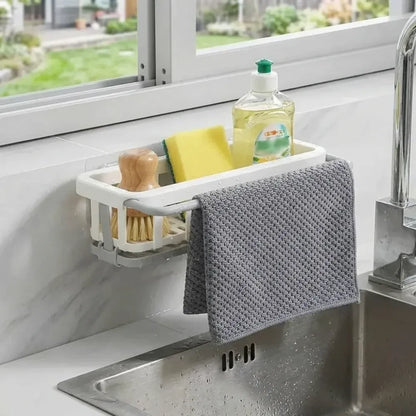 Retractable sponge rack (2-pack) - home essentials
