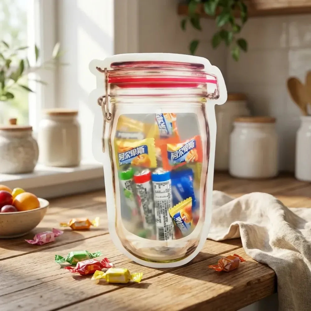 Reusable airtight food storage pouch - home & kitchen