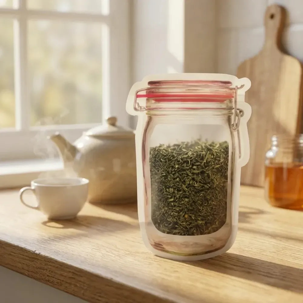 Reusable airtight food storage pouch - home & kitchen