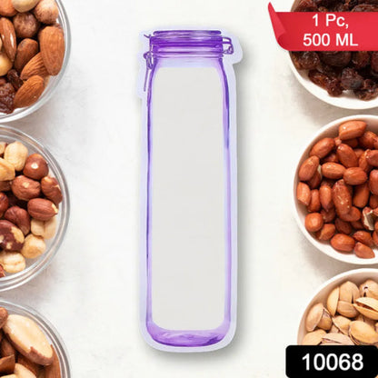 Reusable bottle-shaped food bags - home & kitchen