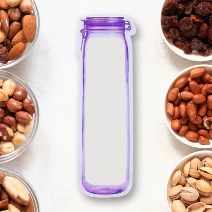 Reusable bottle-shaped food bags - home & kitchen