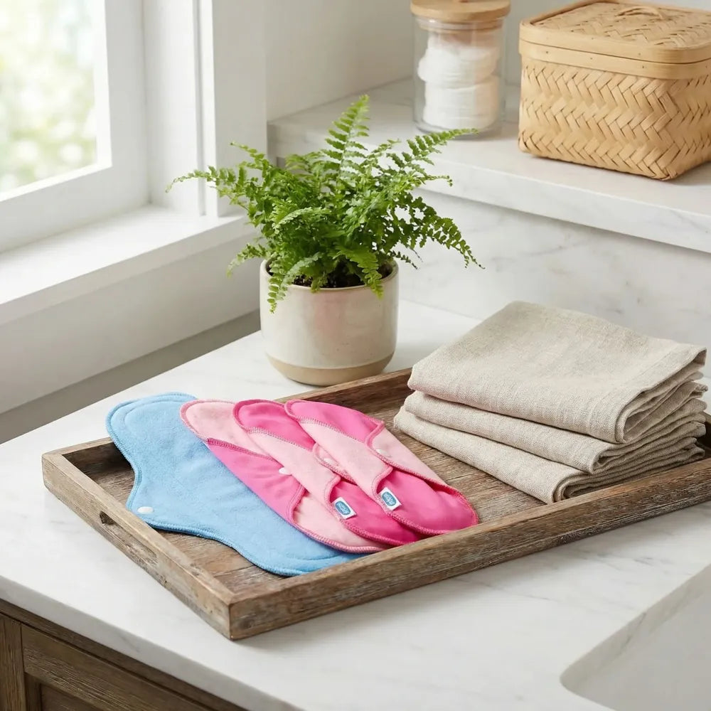 Reusable cotton sanitary pads (pack of 2)