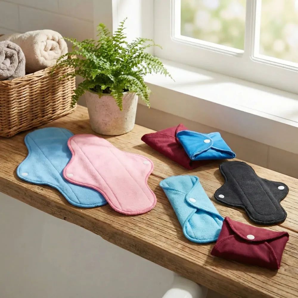 Reusable cotton sanitary pads (pack of 2)