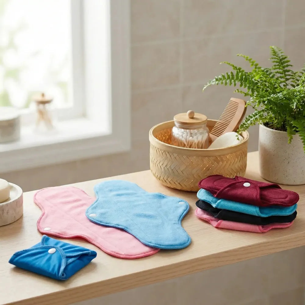 Reusable cotton sanitary pads (pack of 2)