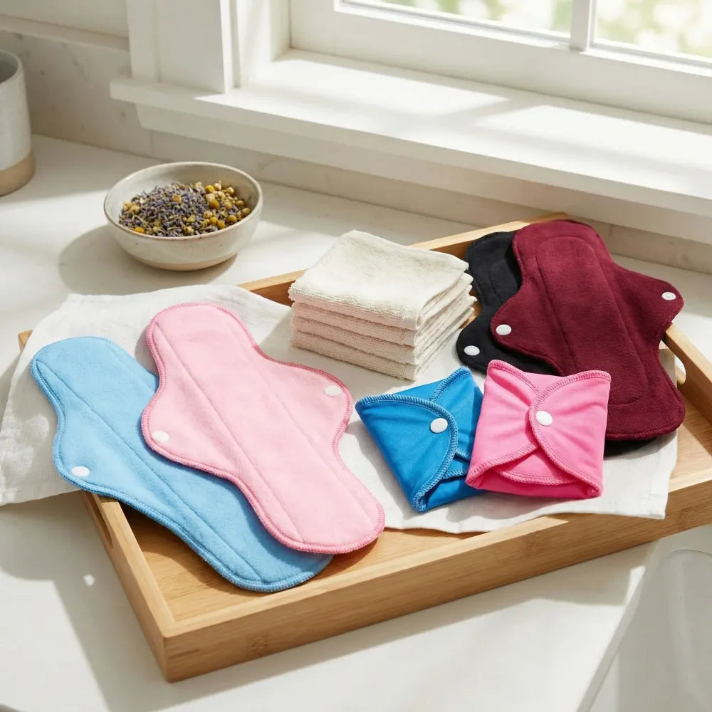 Reusable cotton sanitary pads (pack of 2)