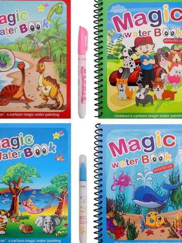 Reusable Magic Water Painting Book