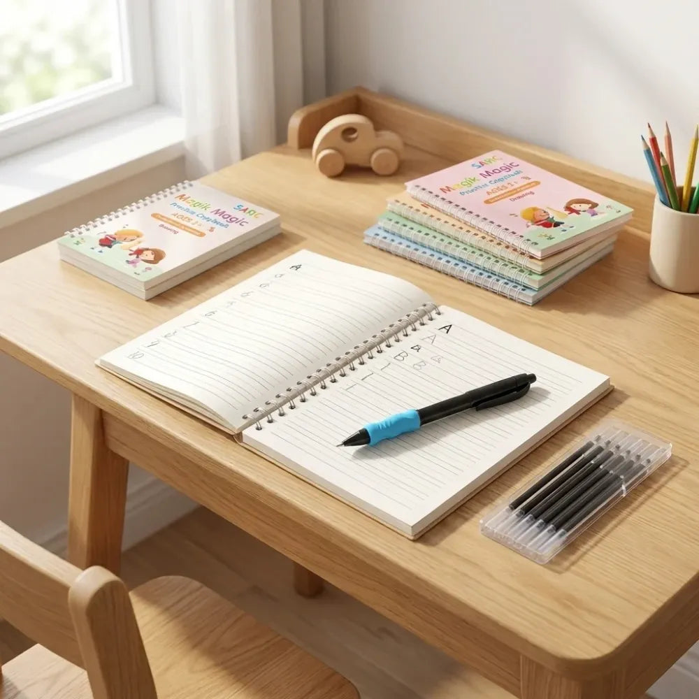 Reusable magic writing book for kids (pack of 2)