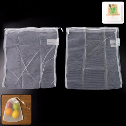 Reusable mesh produce bags (2 pc) - home & kitchen