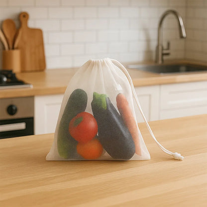 Reusable mesh produce bags (2 pc) - home & kitchen