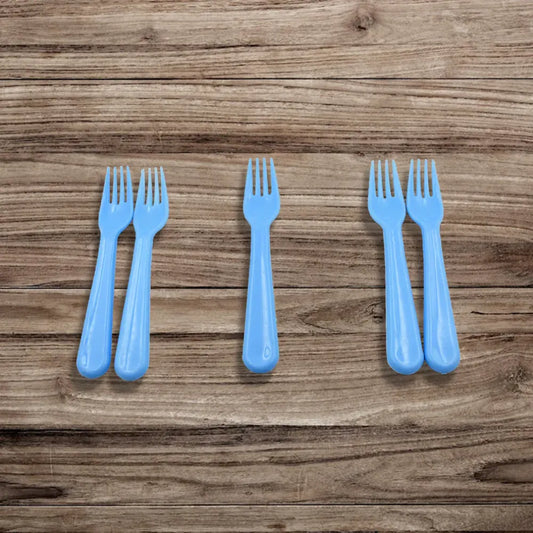 Reusable plastic fork set – 5 pcs - home & kitchen