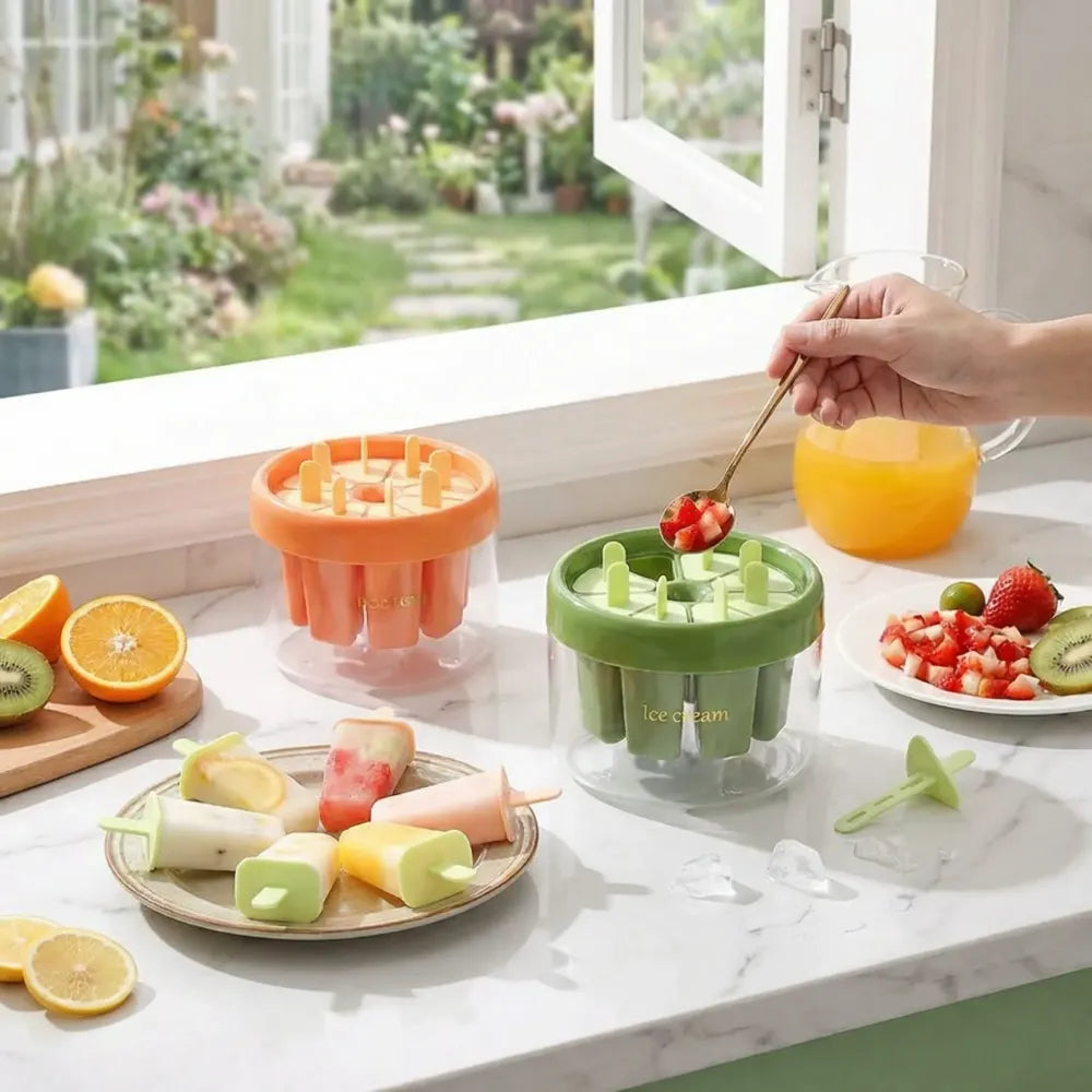 Reusable popsicle molds (8-pack) - summer product