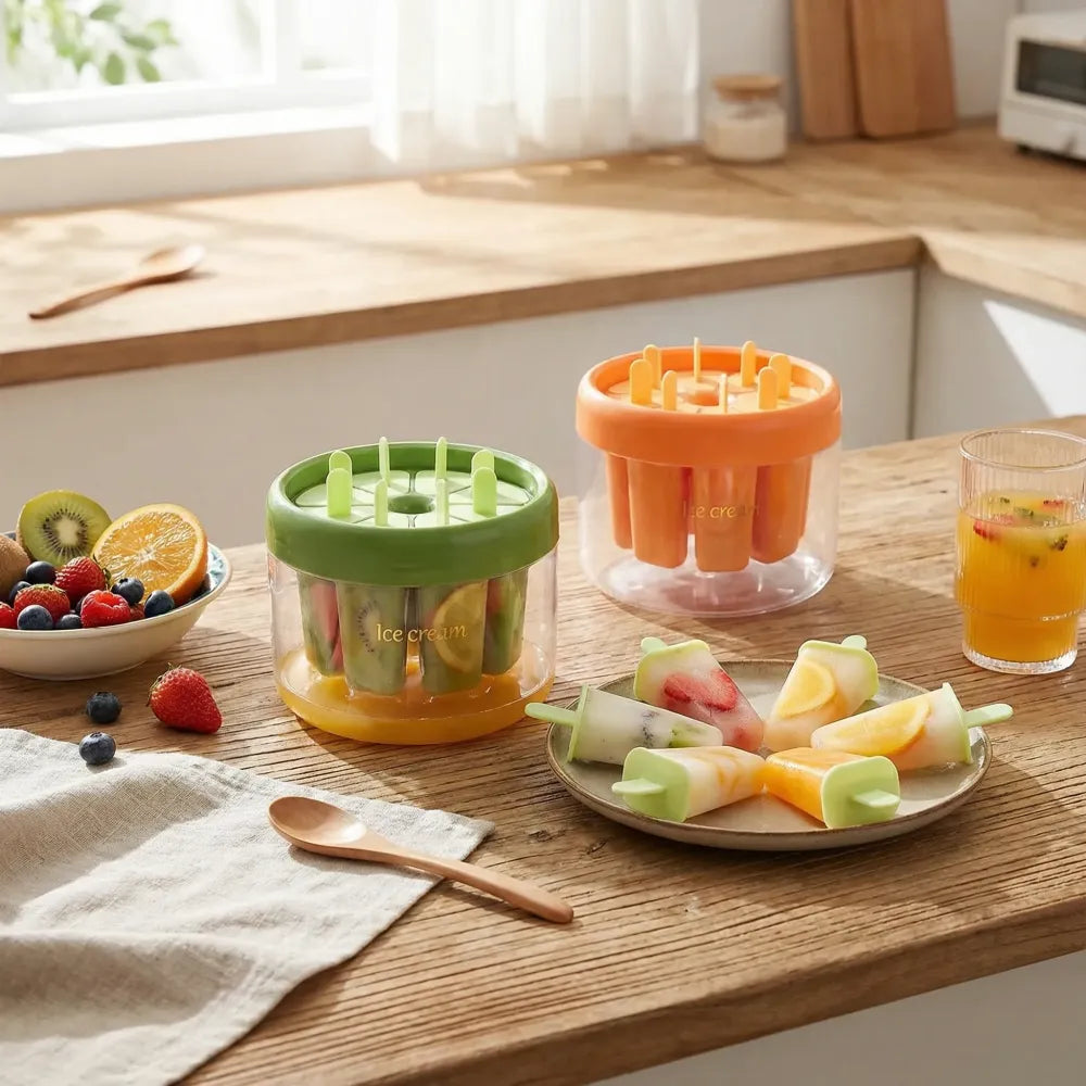 Reusable popsicle molds (8-pack) - summer product