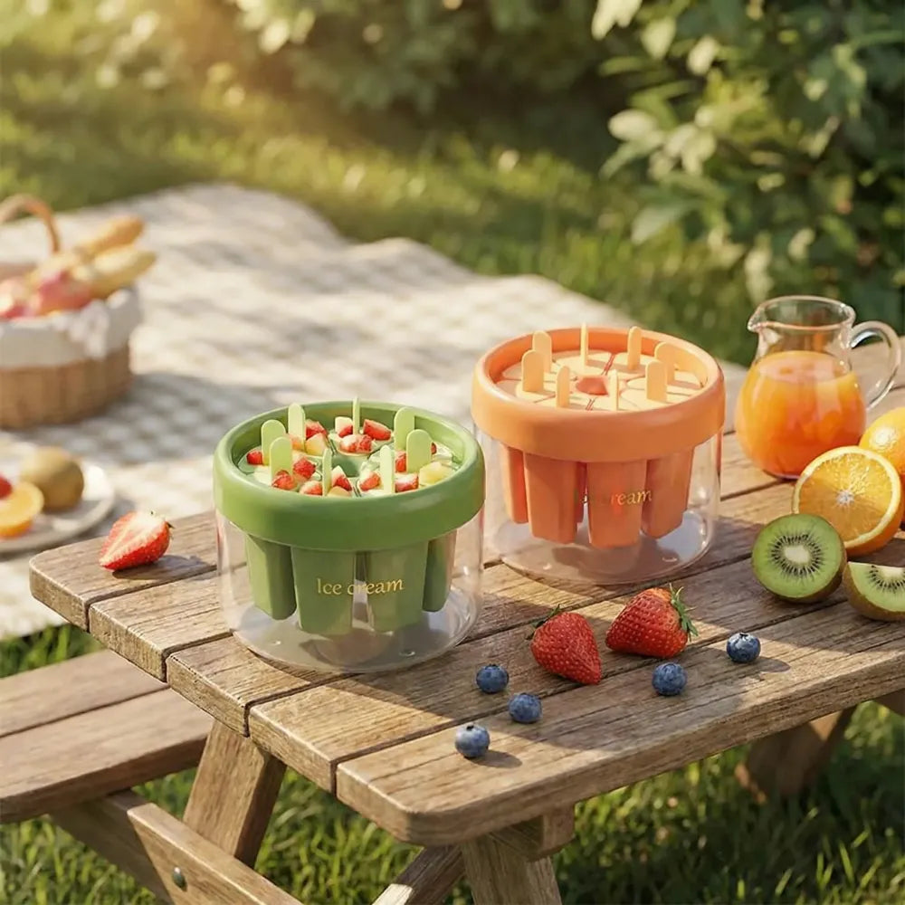 Reusable popsicle molds (8-pack) - summer product
