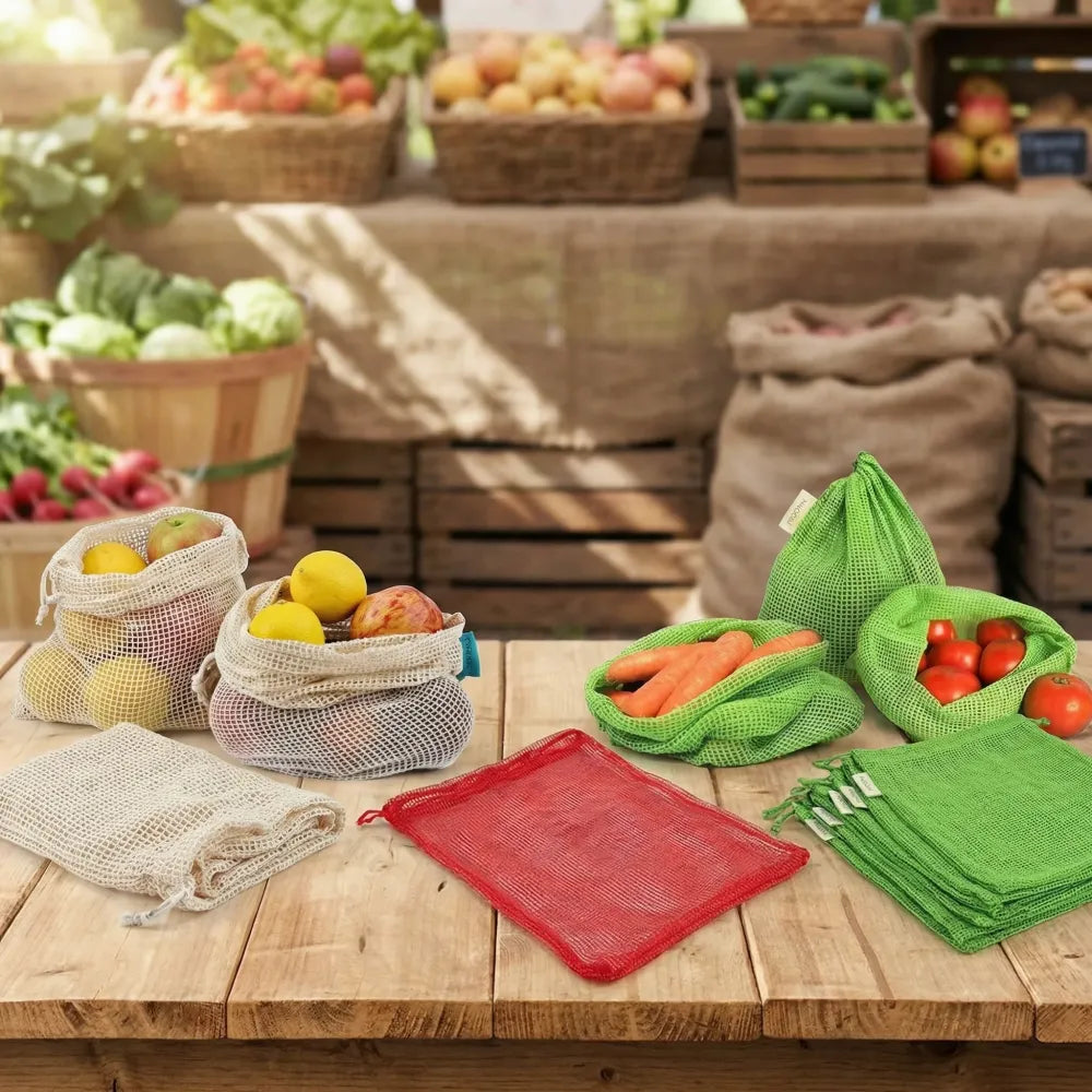 Reusable produce bags - home essentials
