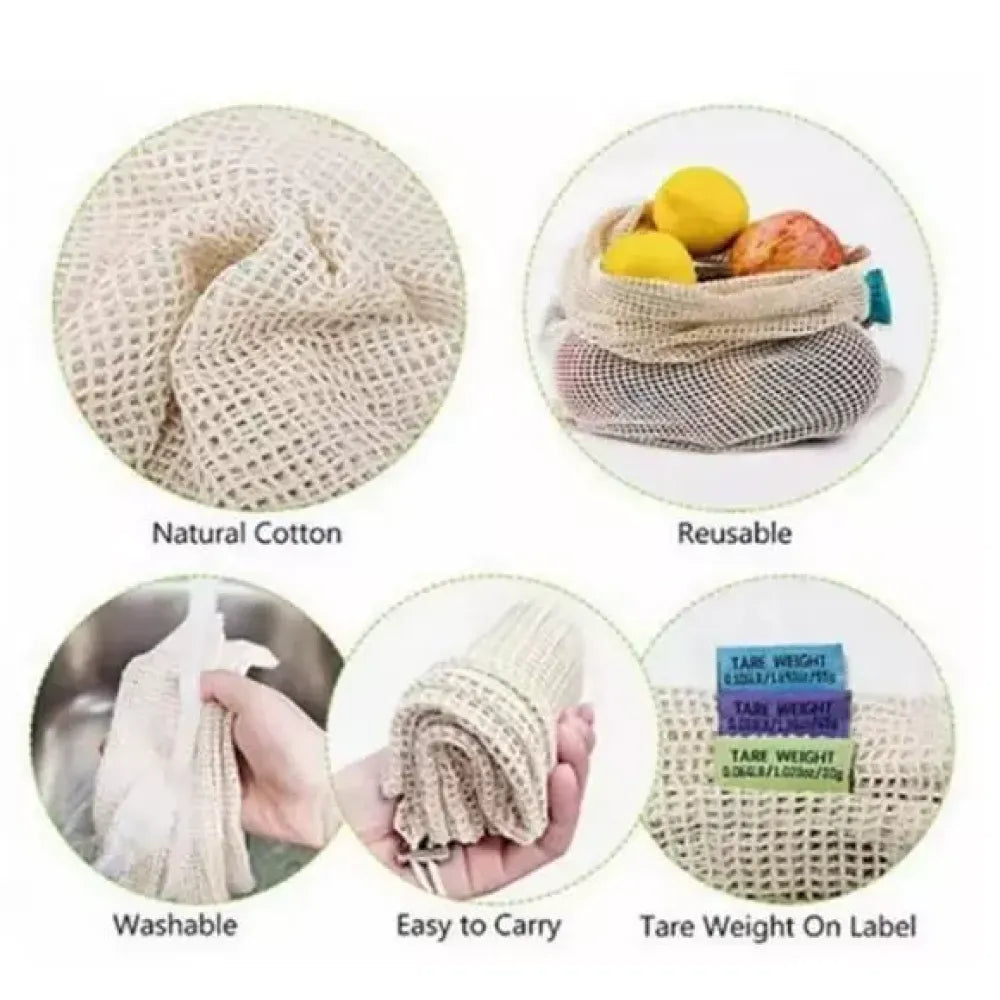 Reusable produce bags - home essentials