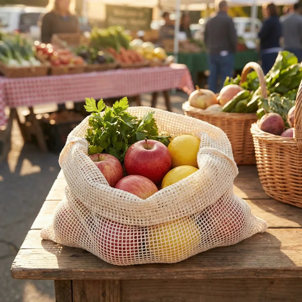 Reusable produce bags - home essentials