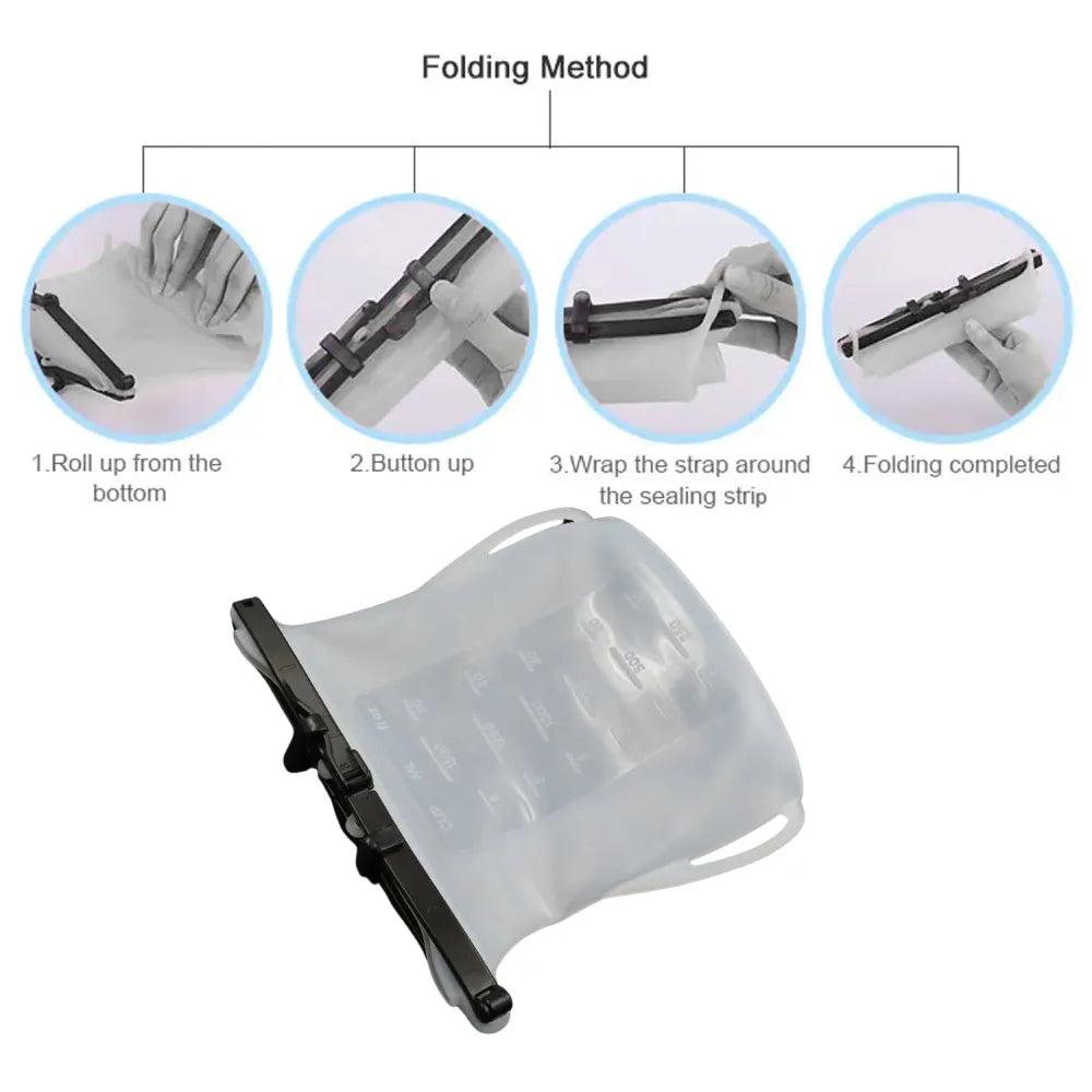 Reusable silicone food bags - home & kitchen