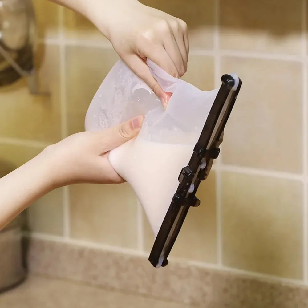 Reusable silicone food bags - home & kitchen