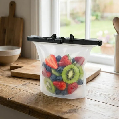 Reusable silicone food bags - home & kitchen