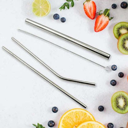 Reusable stainless steel straws - health care