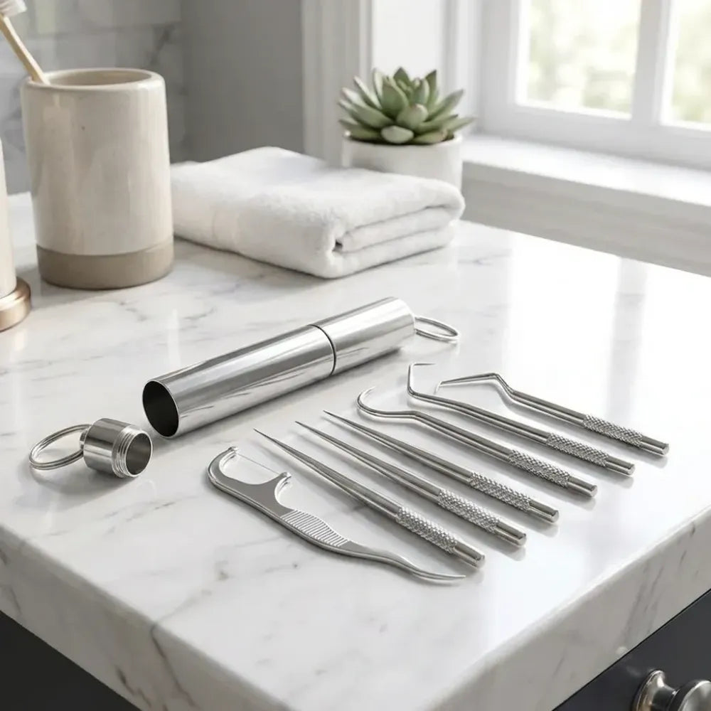 Reusable steel dental kit - home improvement