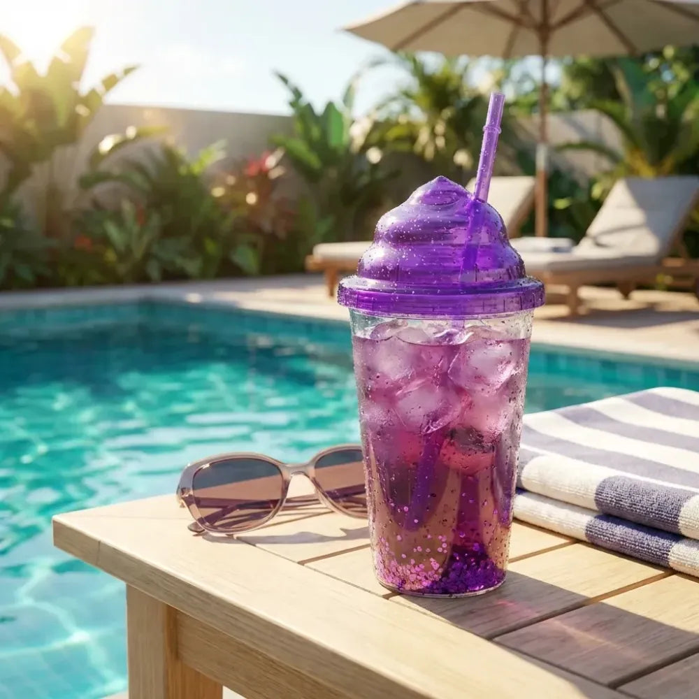 Reusable straw tumbler - home & kitchen
