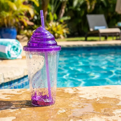 Reusable straw tumbler - home & kitchen