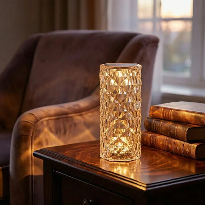 Rgb crystal table lamp - home essentials