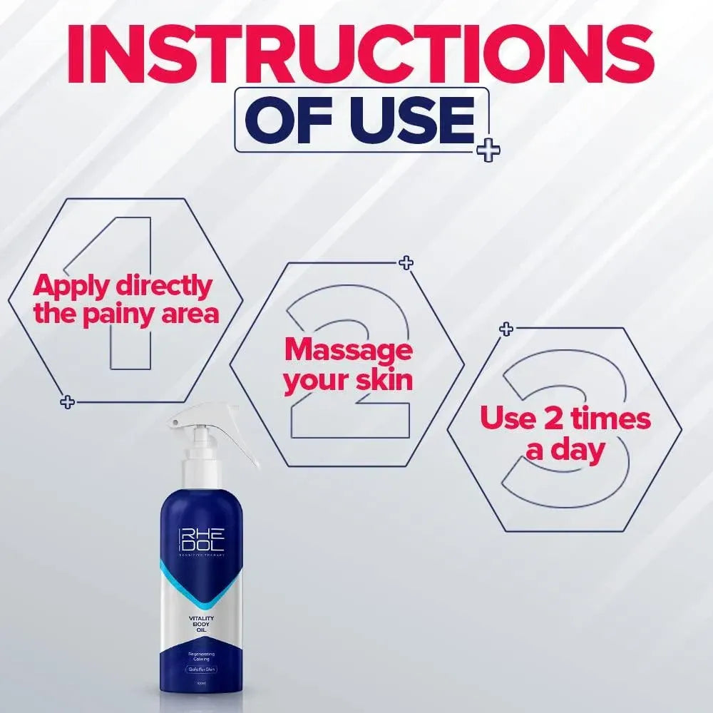 Rhedol vitality body oil spray – pack of 2