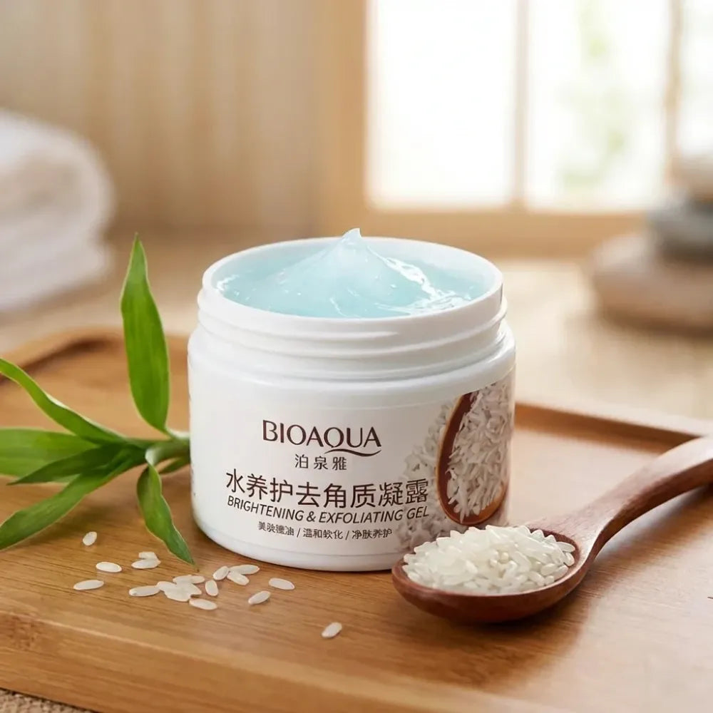 Rice tan remover gel