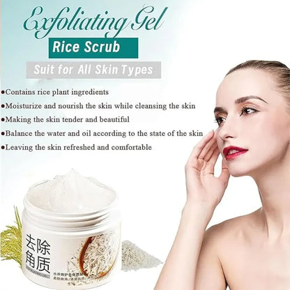 Rice tan remover gel