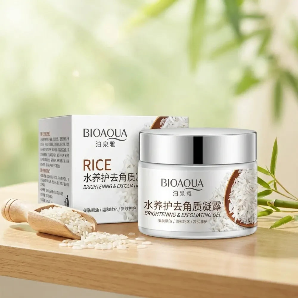Rice tan remover gel