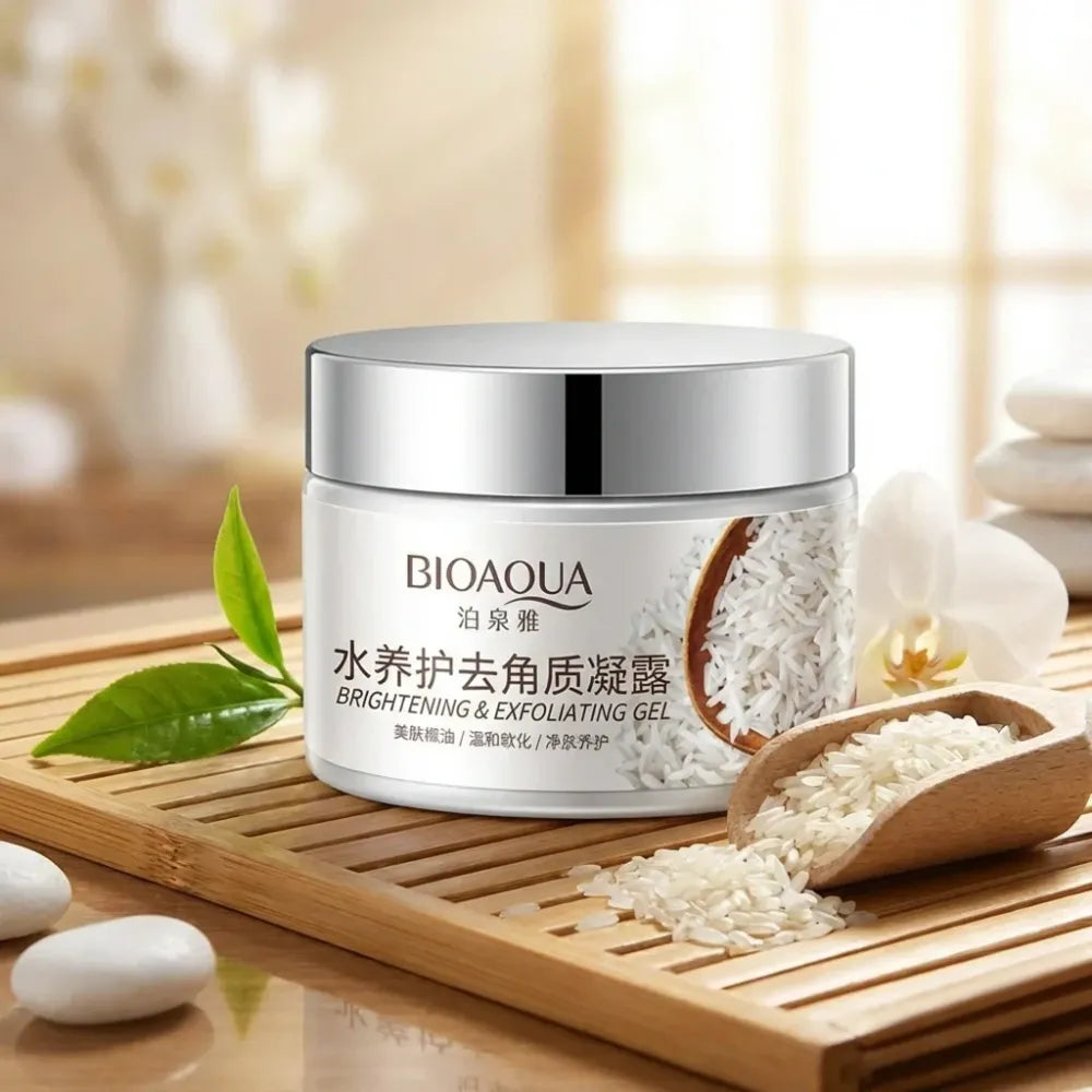 Rice tan remover gel