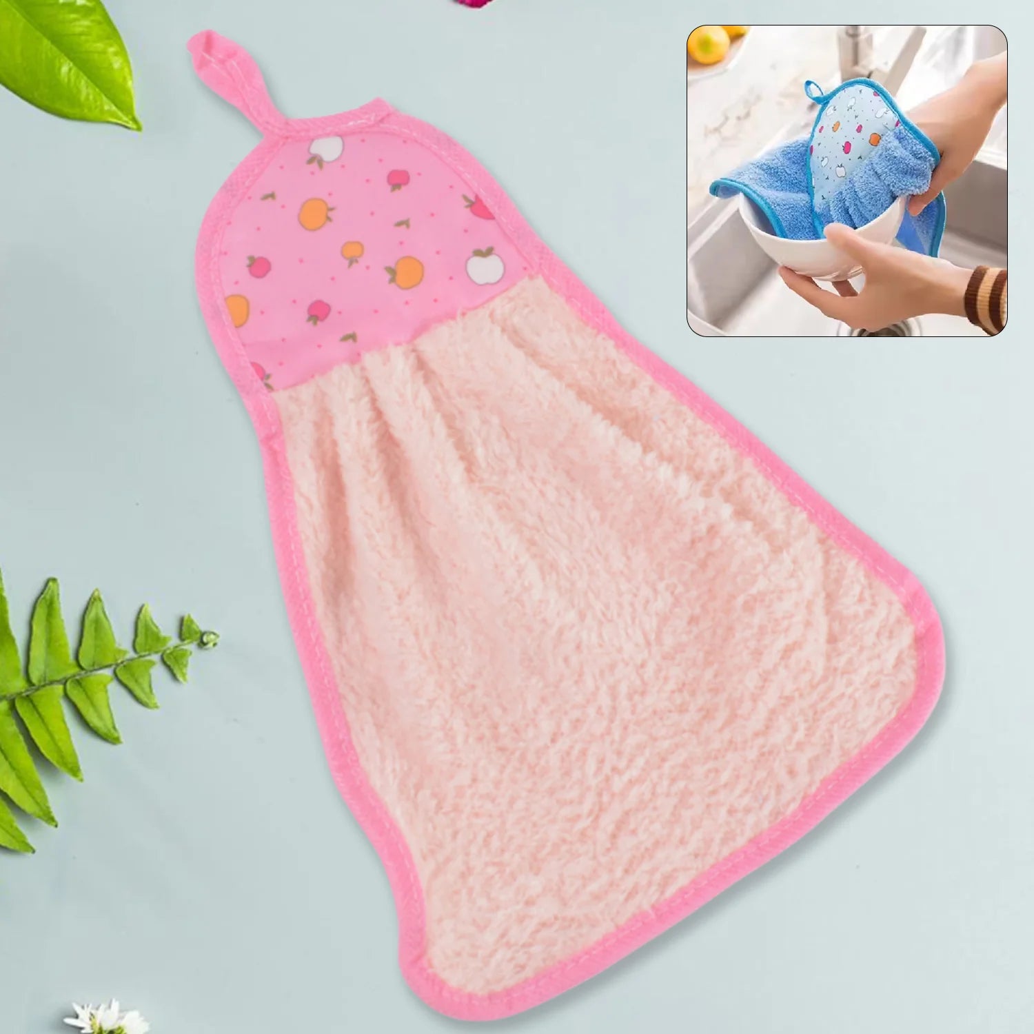 Quick-dry microfiber hanging towel
