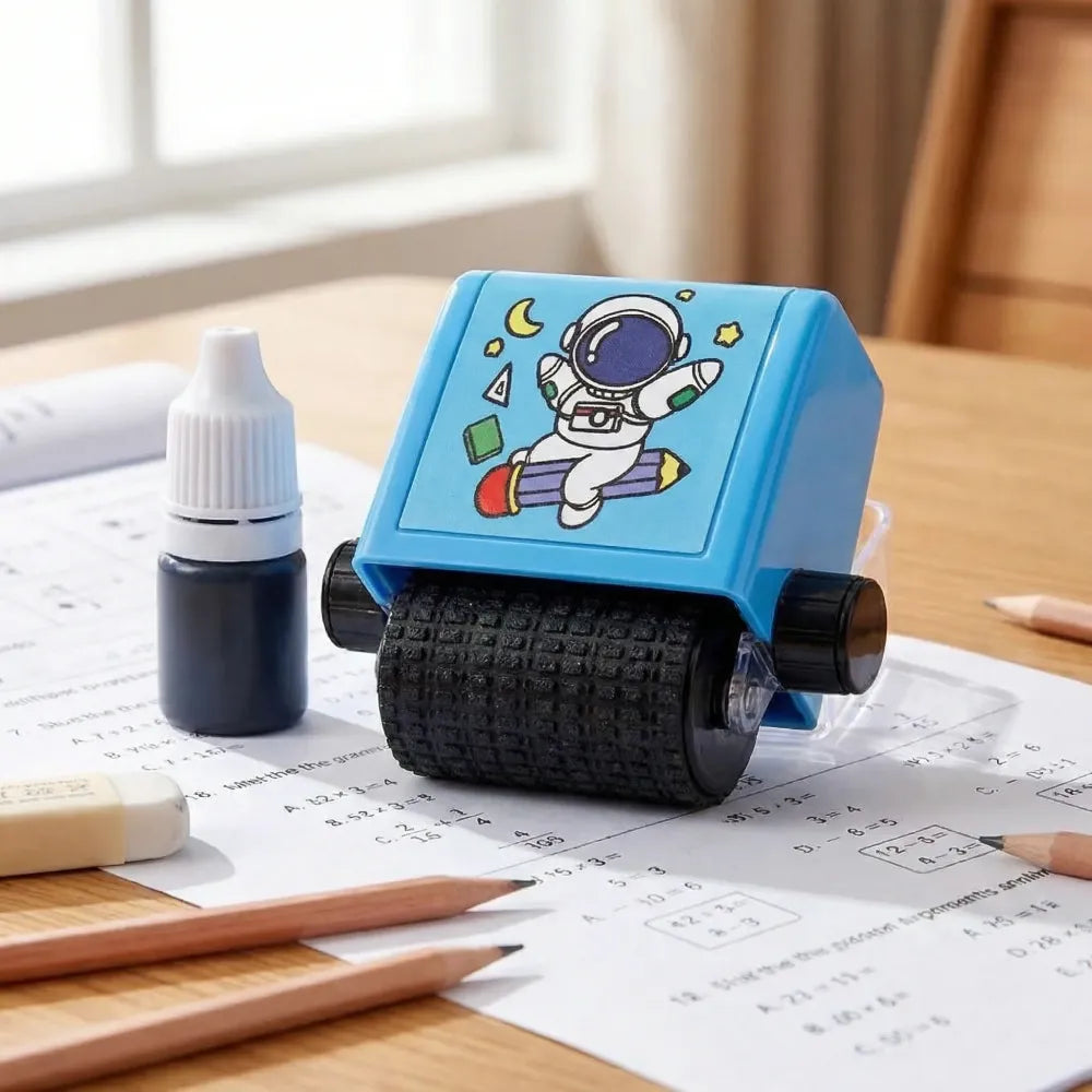Roller math practice stamps