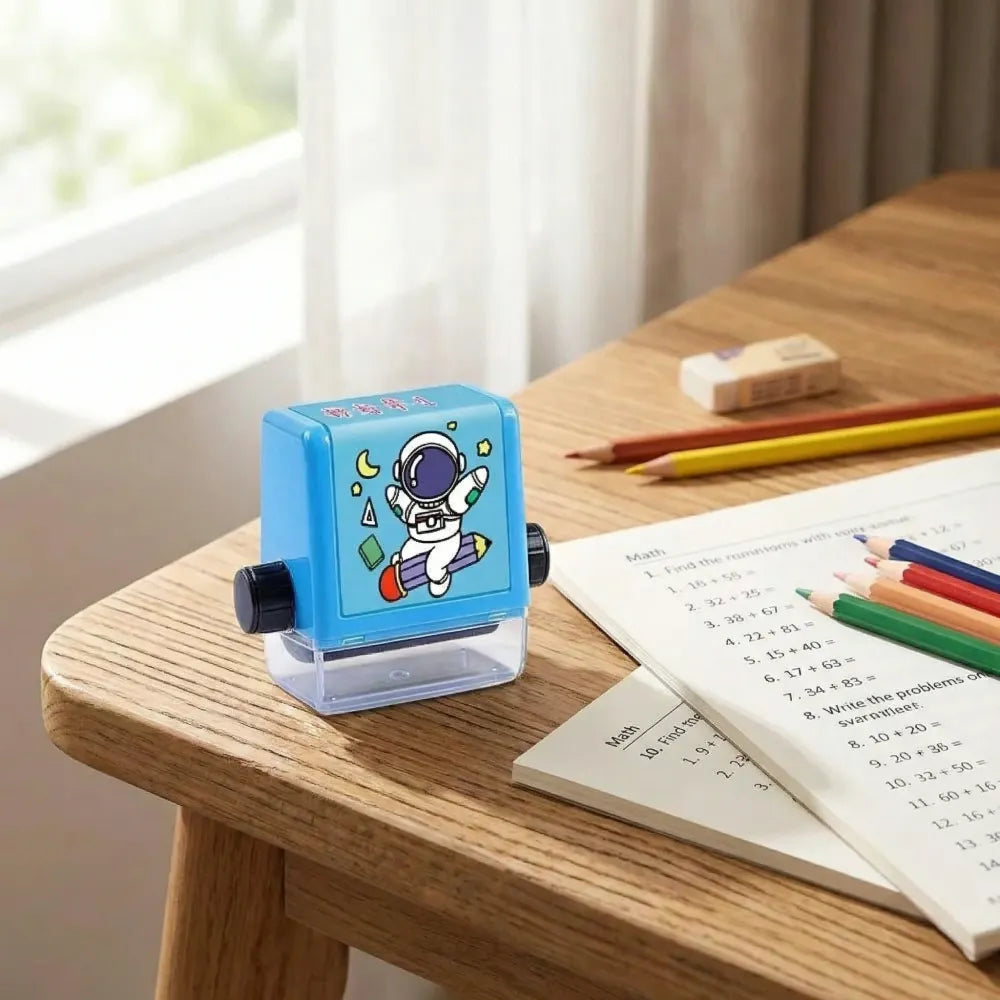 Roller math practice stamps