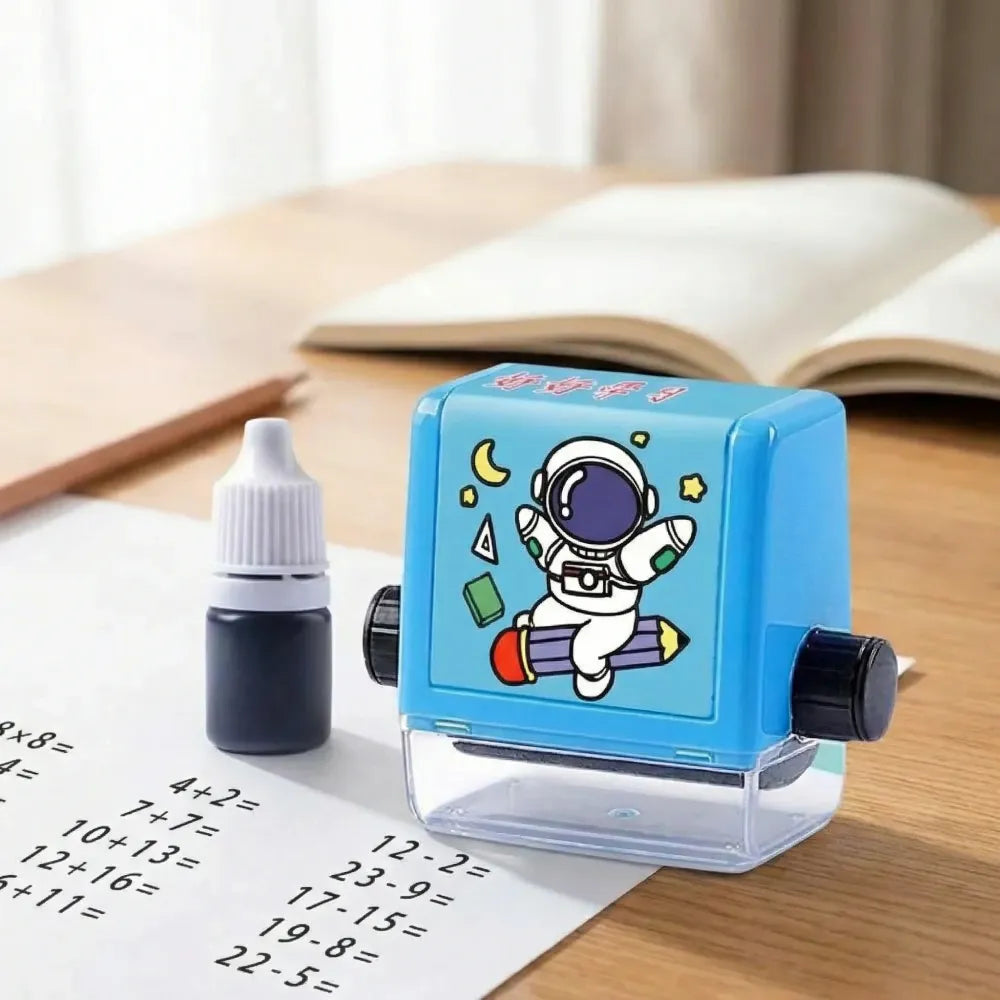 Roller math practice stamps