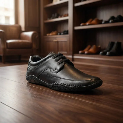 Roman black sandals for men - footwear