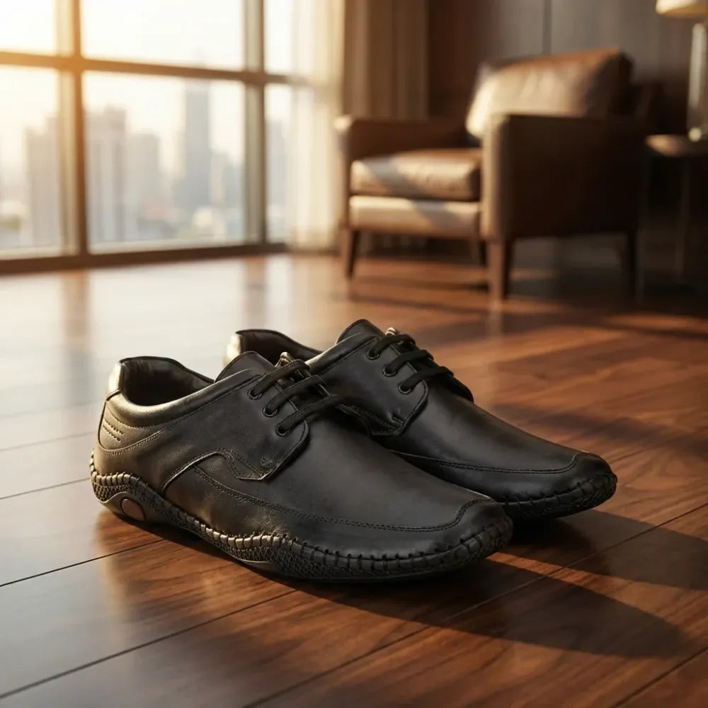 Roman black sandals for men - footwear