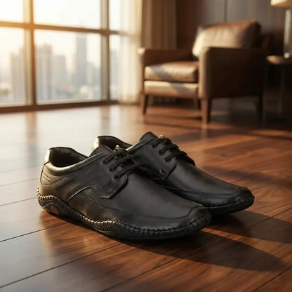 Roman black sandals for men - footwear