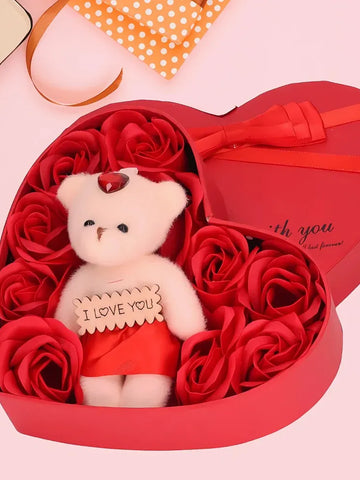 Romantic Soap Flower Gift Box