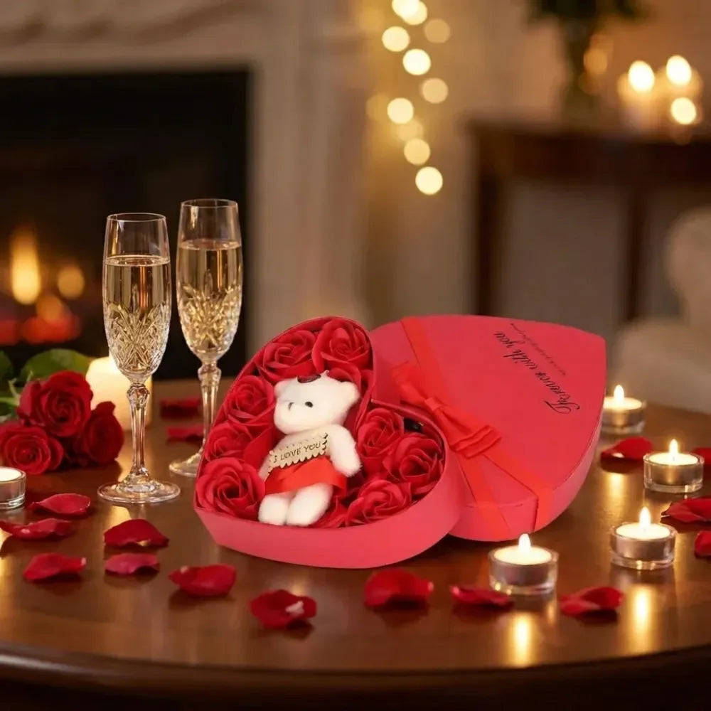Romantic soap flower gift box - home improvement