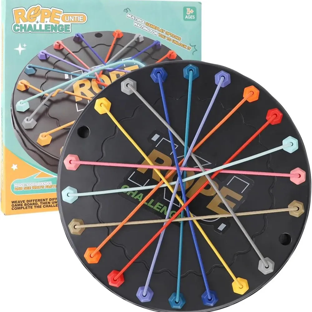 Rope sorting brain puzzle
