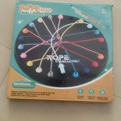 Rope sorting brain puzzle