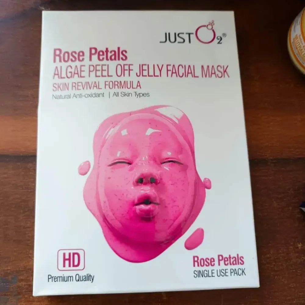 Rose algae peel-off mask - potential heroes