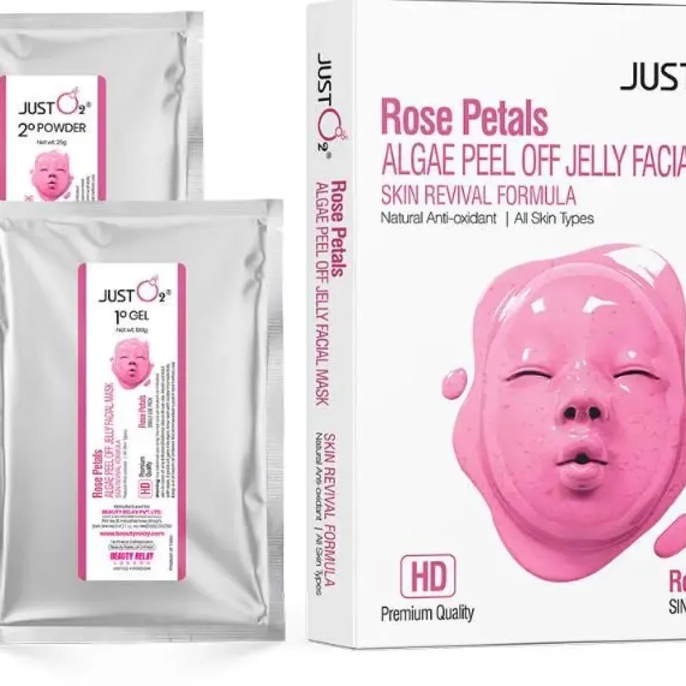 Rose algae peel-off mask - potential heroes