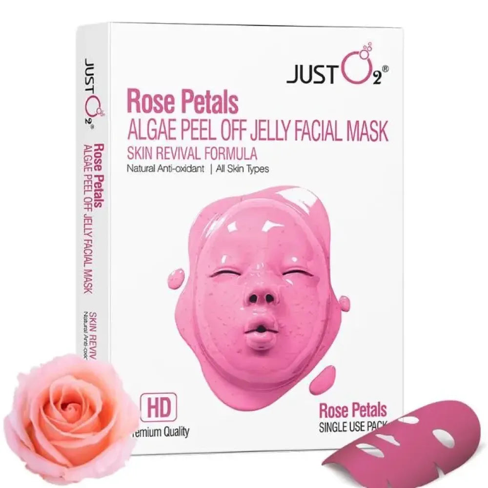 Rose algae peel-off mask - potential heroes