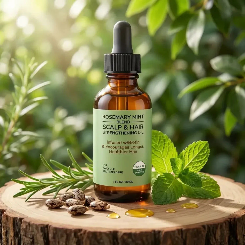 Rosemary mint hair oil - care